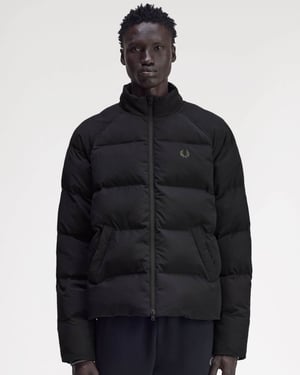 Raglan Sleeve Jacket in Black