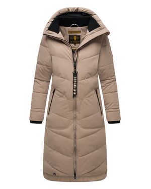 Marikoo Benikoo dames winterjas – lang, warm & stijlvol