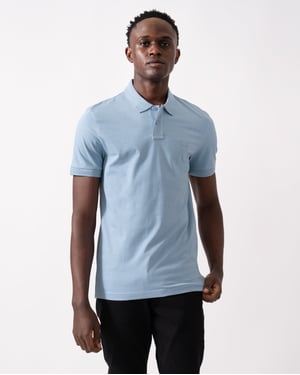 Passenger Slim-Fit Polo Shirt in Light Blue