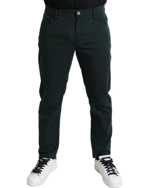 Slim Fit Katoenen Broek