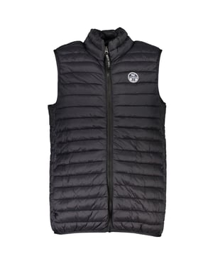 Quilted Vest Black Style 23213
