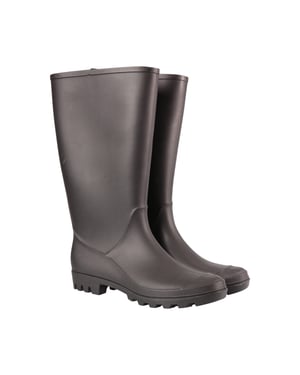 'Splash' Women's Wellies EVA Cushioning Waterproof Rain Boots Black