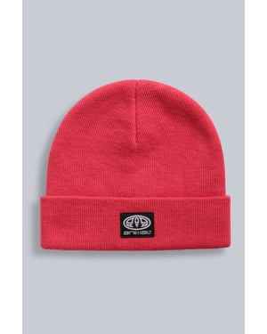 'Harley' Kids Beanie Ribbed Knit Warm Cosy Outdoors Winter Hat Pink