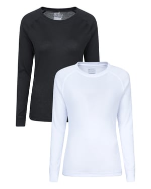 'Talus' Women's Round Neck Top Thermal Quick Drying Tee Multicolour