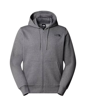 The North Face Mens Simple Dome Full Zip Hoodie Grey