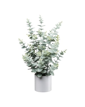 Kopu ® kunstplant eucalyptus 66 cm in pot groen/ blad
