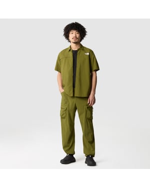Men's Packable Loose Trousers Forest Olive