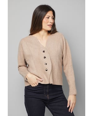 Curved Knitted Jacket