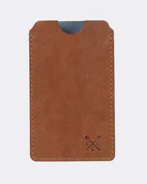 Oakham Oakham Leather Phone Sleeve Phone Sleeve in Brown