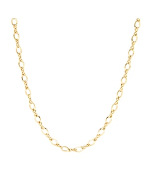 9ct Rolled Gold T-Bar Figure Of 8 Necklace