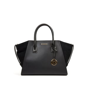 Michael Kors Avril Grote Schoudertas Zwart
