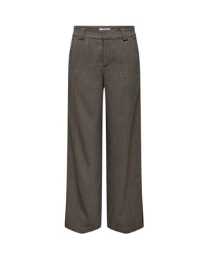 Only Onlalvia life mw wide panel pant tlr toasted cocon