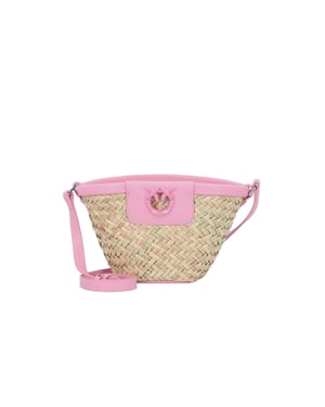 Pinko Tote-väska Natur/Rosa