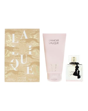 Lalique L'amour Eau de Parfum 50ml + Body Lotion 150ml Gift Set