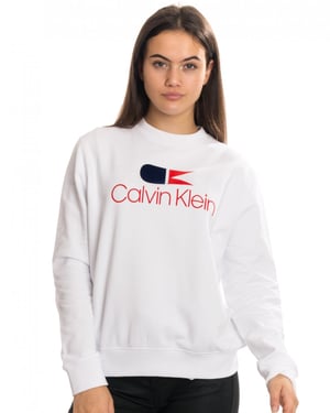 Long Sleeve Sweatshirt in White