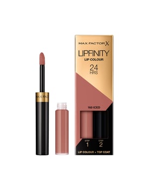 Max Factor Lipfinity Lipstick Two Step New In Box - 160 Iced