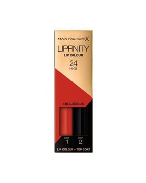 Max Factor Lipfinity Lipstick Two Step New In Box - 130 Luscious