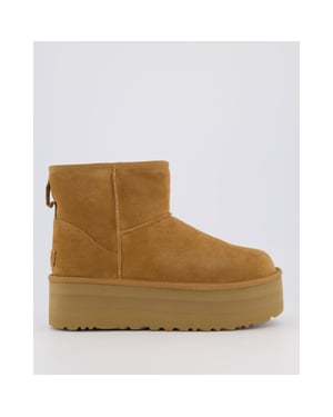 UGG Australia Dames classic mini platform chestnut