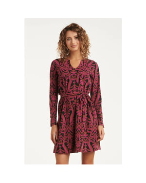 Smashed Lemon 25817 – travel jurk met print |