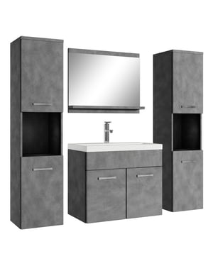 Badplaats Badkamermeubel set montreal xl 60 x 35 cm - badmeubel met