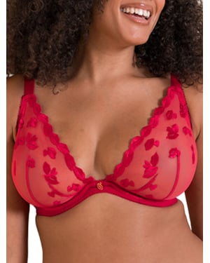 Pucker Up Deep Plunge Bra