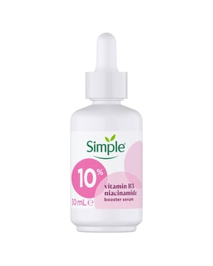 Simple 10% Niacinamide Serum Vitamin B3 Booster Brightening Skin, 30ml