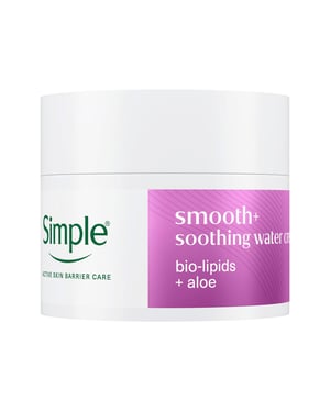 Simple Smooth+ Face Moisturiser Softening Hydrating Cream for Daily Use, 50ml