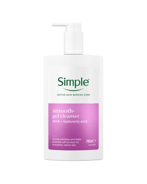 Simple Smooth+ Gel Facial Cleanser Softening Daily Face Wash, 240ml