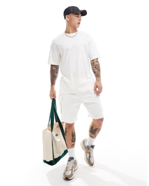 ONLY & SONS – T-shirt i tvättad stenfärgad, del av set