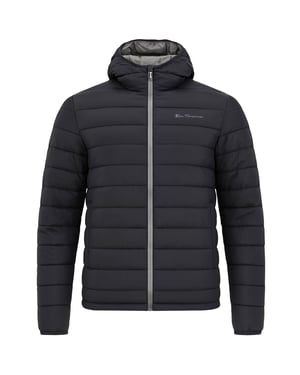 Ben Sherman Signature Mens Black Padded Jacket