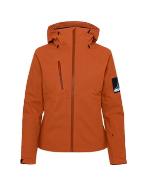 Hoka Transport Womens Brown Rain Jacket