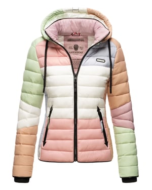 Navahoo Lulana Multikulti dames gewatteerde jas – Licht, kleurrijk & trendy