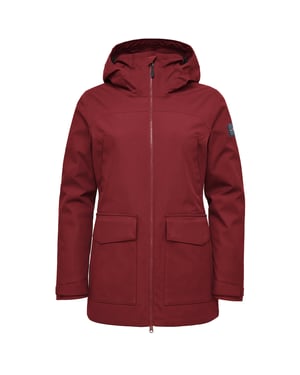 O'Neill 3in1 Womens Dark Red Journey Parka Jacket