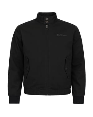 Ben Sherman Signature Mens Black Harrington Jacket