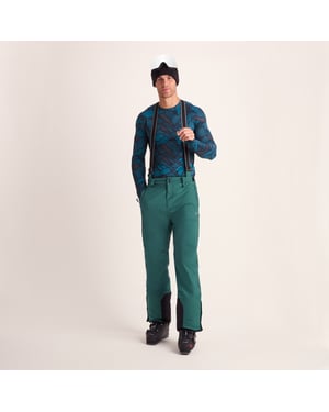 Clusaz Mens Salopette - Dark Turquoise