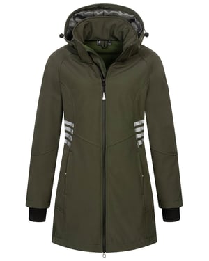 Arctic Seven Dames Softshell Jas AS-305 – Lang, Waterafstotend, Reflecterend