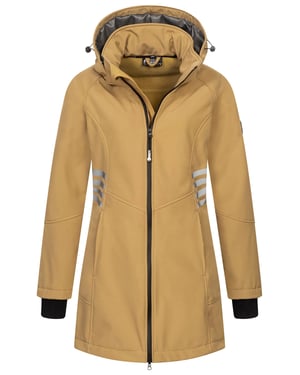 Arctic Seven Dames Softshell Jas AS-305 – Lang, Waterafstotend, Reflecterend