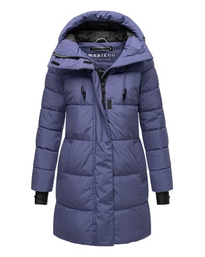 Marikoo dames winterjas met capuchon & fleecevoering – Kaituu