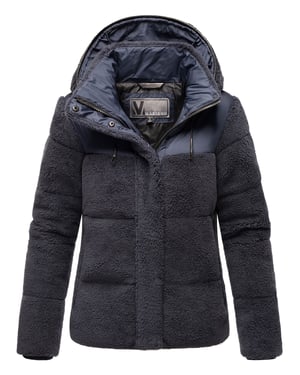 Marikoo dames teddy puffer jas met capuchon – model Kaguraa