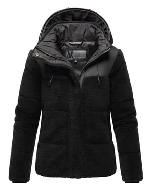 Marikoo dames teddy puffer jas met capuchon – model Kaguraa