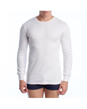 Men's Long Sleeve Cotton Thermal T-Shirt A0258