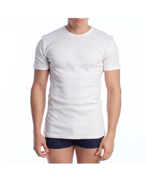 Men's Short Sleeve Cotton Thermal T-Shirt A0256