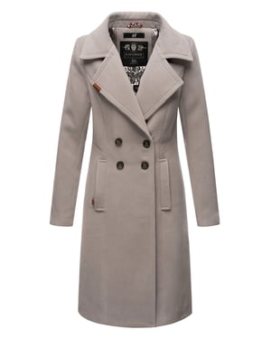 Navahoo Dames Trenchcoat Wooly – Premium Wintermantel met Elegante Pasvorm
