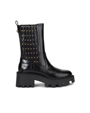 Kurt Geiger London Leather Stud Chelsea Ankle Boots