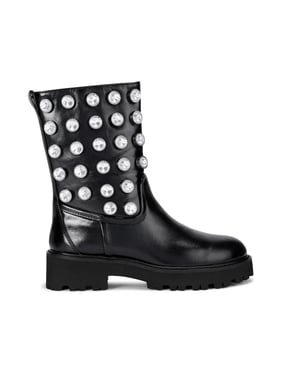Kurt Geiger London Leather Octavia Stud Casual Boots
