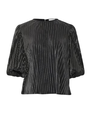 Shelly Blouse in Marineblauw/Blauw