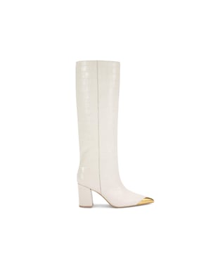 Kurt Geiger London Leather Regent Cap Knee Boots