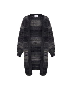 Gio gebreide cardigan in zwart