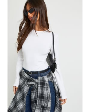 Basic Long Sleeve Crew Neck Bodysuit