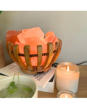 Orakl Dimbare himalaya zoutlamp fira rond